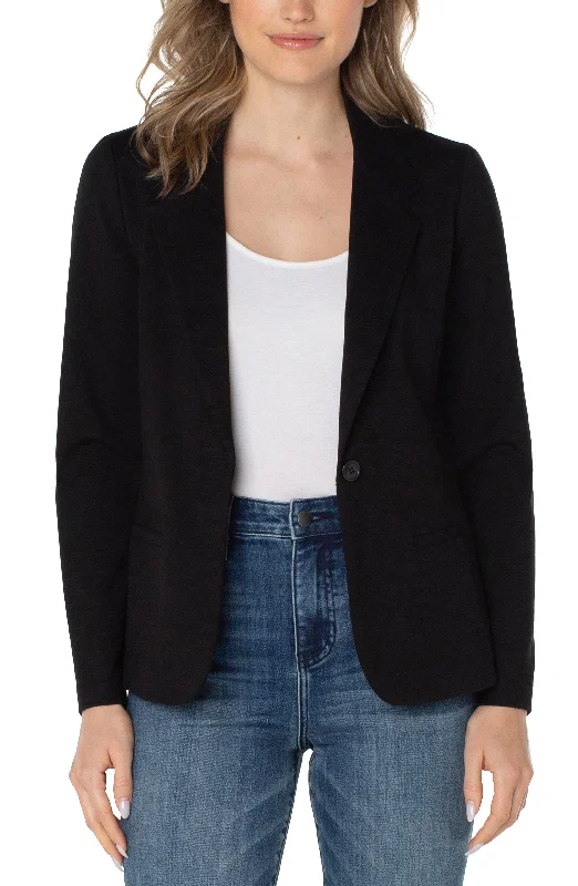 women's casual shortsFITTED BLAZER SUPER STRETCH