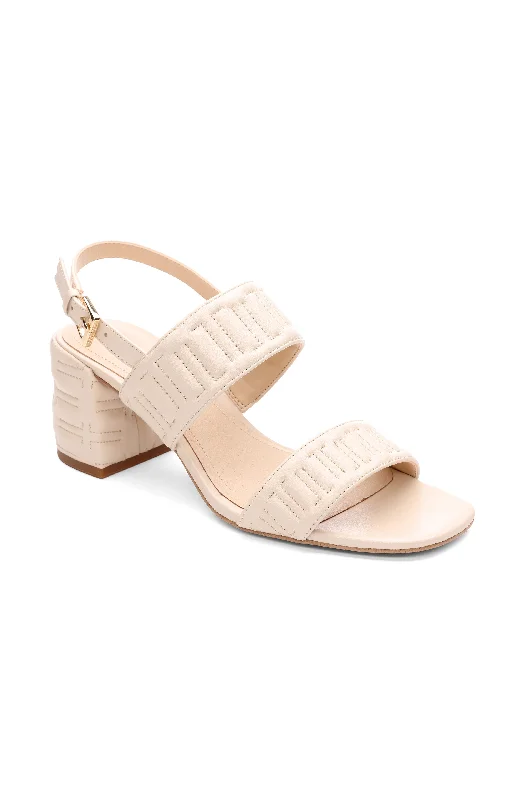 women's chiffon shortsLAKEWOOD LOGO STITCH SLINGBACK WITH BLOCK HEEL