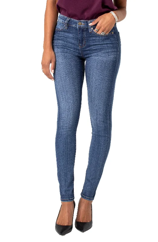 women's above-the-knee shortsPETITE ABBY SKINNY HIGH PERFORMANCE DENIM