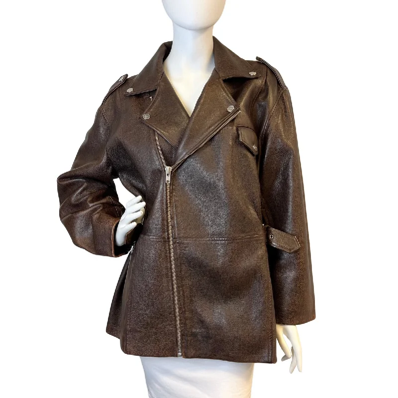 women's empire waist dressesGanni Leather Jacket