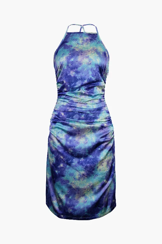 women's unique dressesDeep In Outer Space Printed Dress