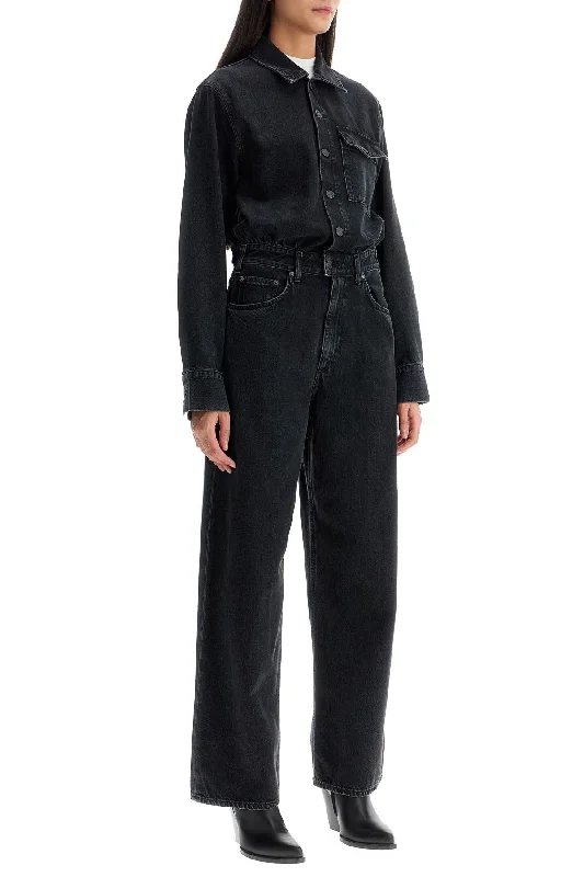 women's jumpsuits with V-necksAgolde Denim Tane Jumpsuit