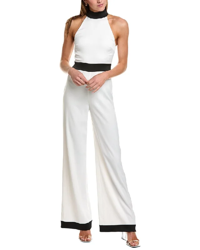 women's wide-leg jumpsuitsalice + olivia Cataline High Neck Wide Leg Jumpsuit