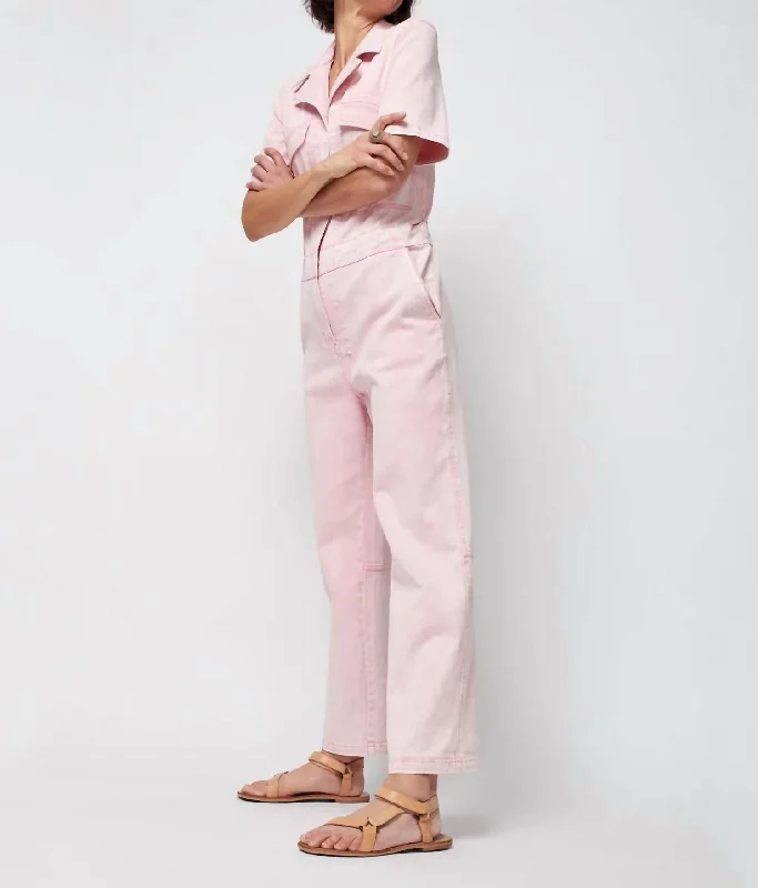 women's jumpsuits for partiesBlythe Jumpsuit In Pink