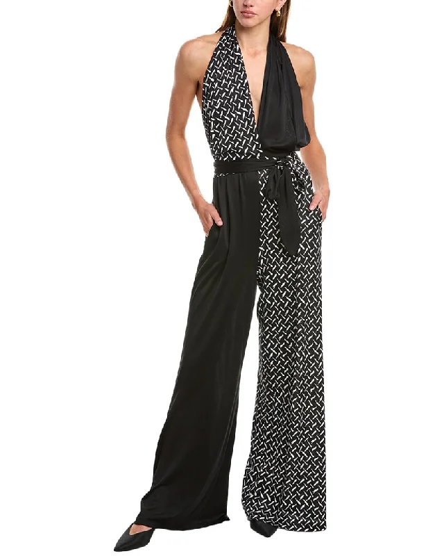 women's jumpsuits with high necksDiane von Furstenberg Cort Jumpsuit