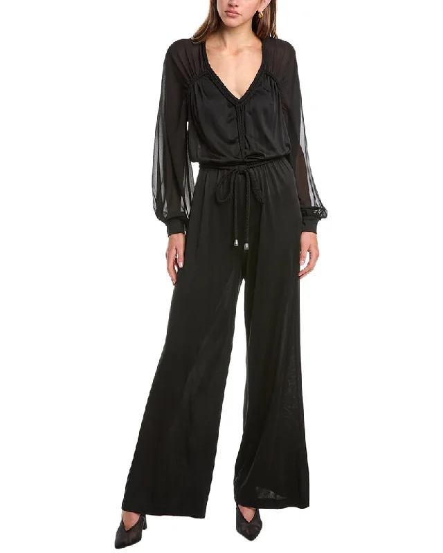 women's jumpsuits with self-ties at the waistDiane von Furstenberg Ophelia Jumpsuit