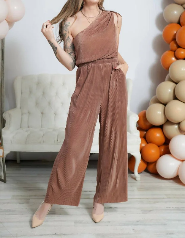 women's jumpsuits for stylish and functional fashionHarrington Jumpsuit In Dark Bronze