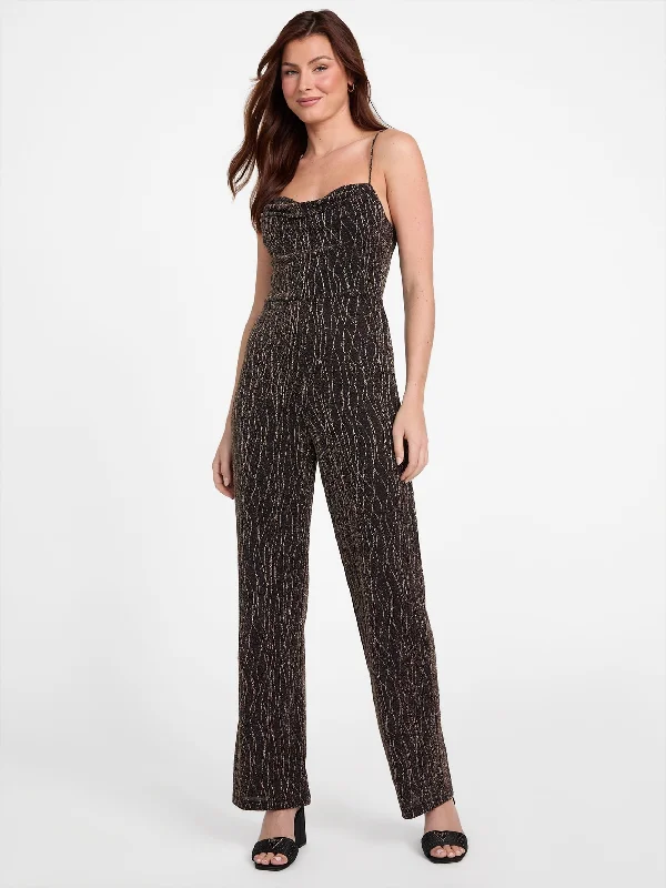 women's jumpsuits with cinched waistsKacy Sparkling Jumpsuit