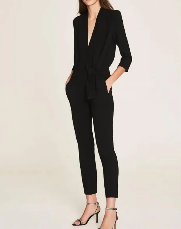 women's dressy jumpsuitsLady Jumpsuit In Black