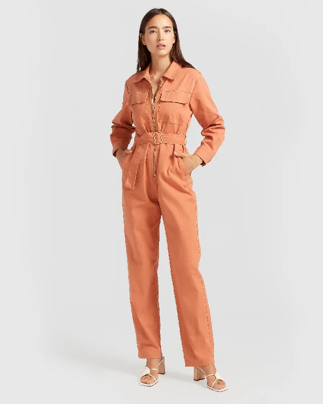 women's jumpsuits for apple-shaped bodiesMontana Utility Jumpsuit