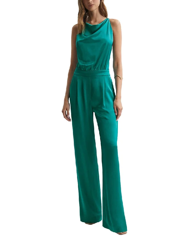 women's jumpsuits for apple-shaped bodiesReiss Malia Jumpsuit