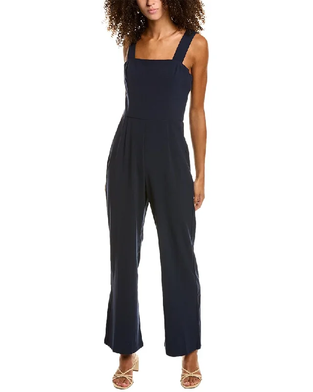 women's jumpsuits with bow tiesSocialite Square Neck Wide Leg Jumpsuit