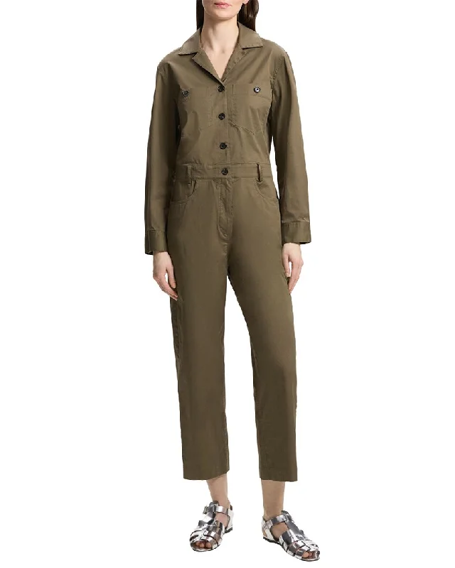 women's jumpsuits for wrinkle-resistant materialsTheory Casual Slim Jumpsuit