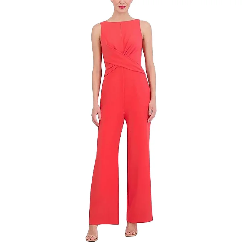 women's jumpsuits for tall womenWomens Gathered Wide Leg Jumpsuit