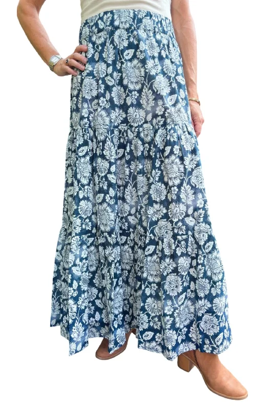 women's tulip skirtsAriana Maxi Skirt In Egyptian Blue