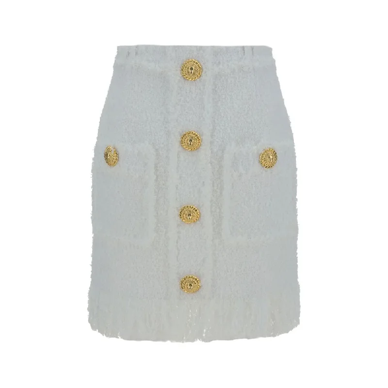 women's crochet skirtsBalmain Mini Women's Skirt