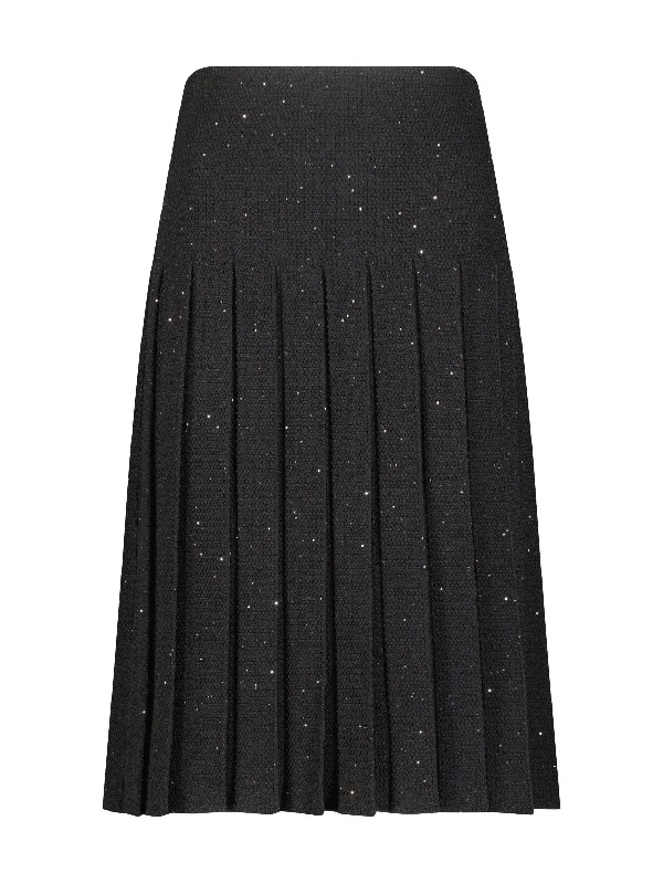 women's flowy midi skirts with pocketsBrooke Glitter Wonder Skirt