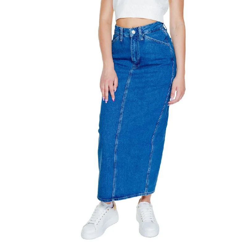 women's stretchy maxi skirts for dancingCalvin Klein Jeans  Cotton Women's Skirt