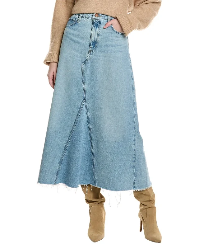 women's crochet maxi skirts for beach outingsFRAME Denim The Dorothy Skirt