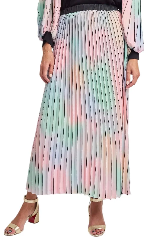 women's warm party skirtsPia Midi Skirt In Multi