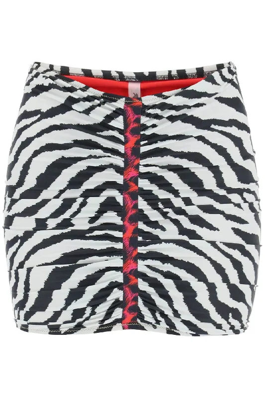 women's lace skirtsReina Olga Women's Geraldina Animalier Mini Skirt