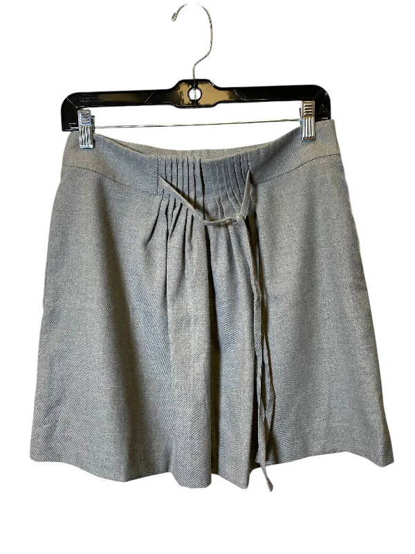 women's elastic-waisted skirts for pregnancySkirt Mini & Short By Gap In Grey, Size: 2