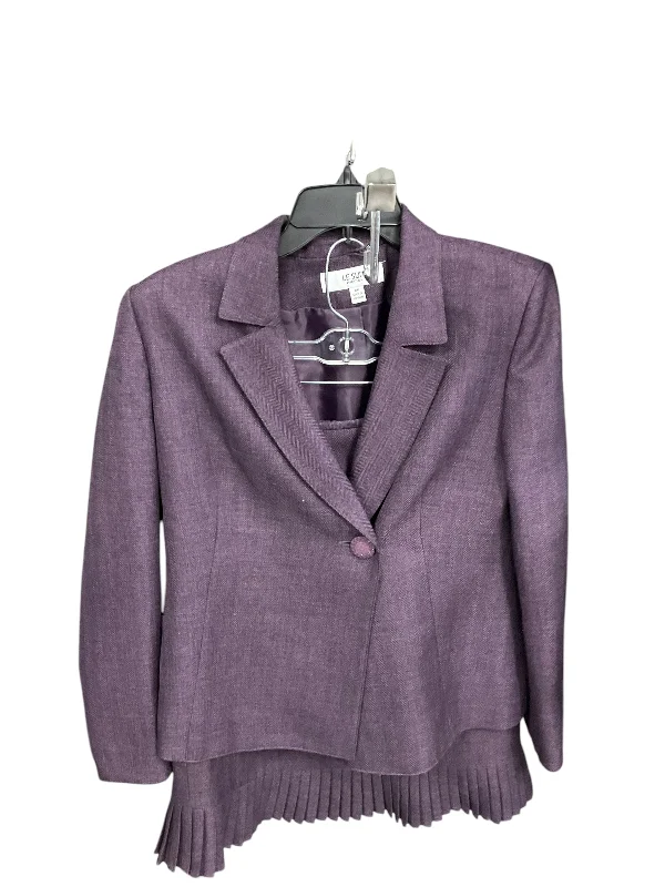 women's woven skirtsSkirt Suit 2pc By Le Suit In Purple, Size: 8p